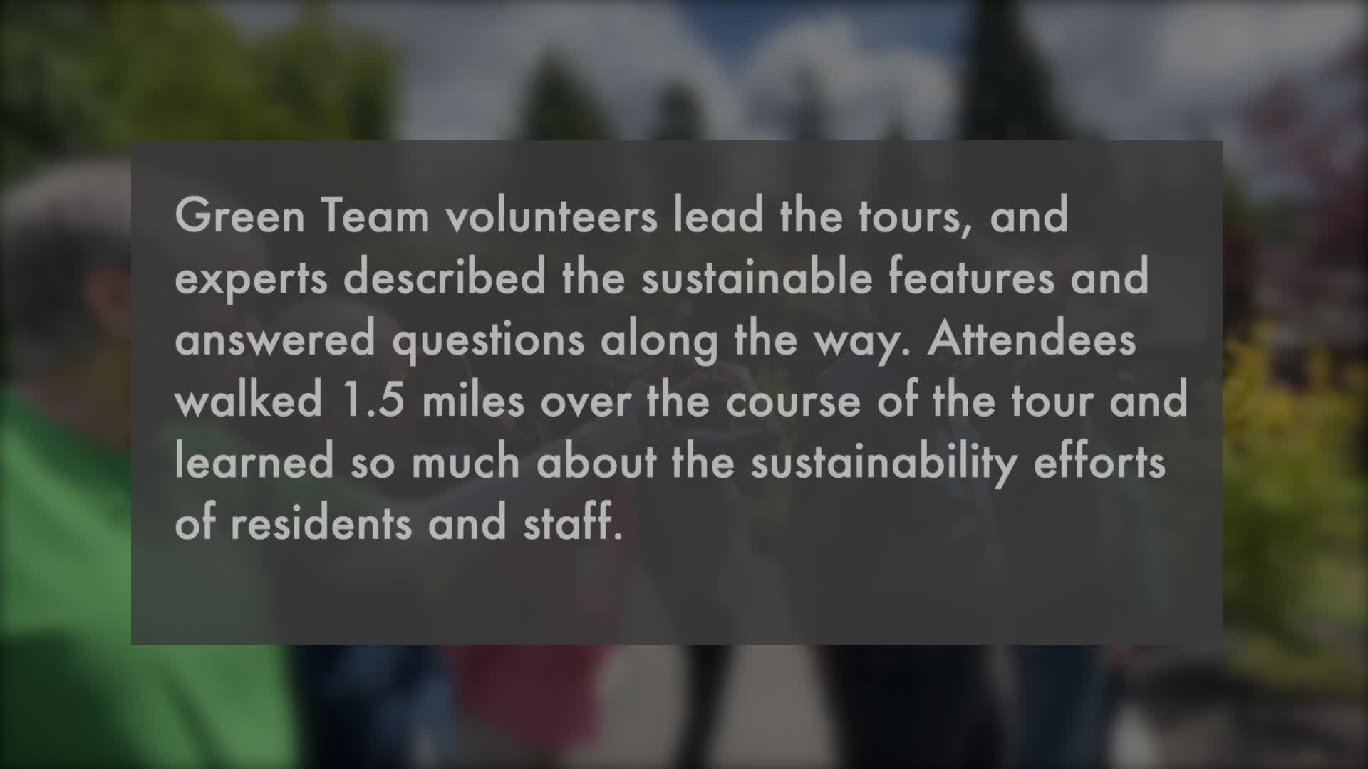 Thumbnail image for Green Team Sustainability Tour 2023