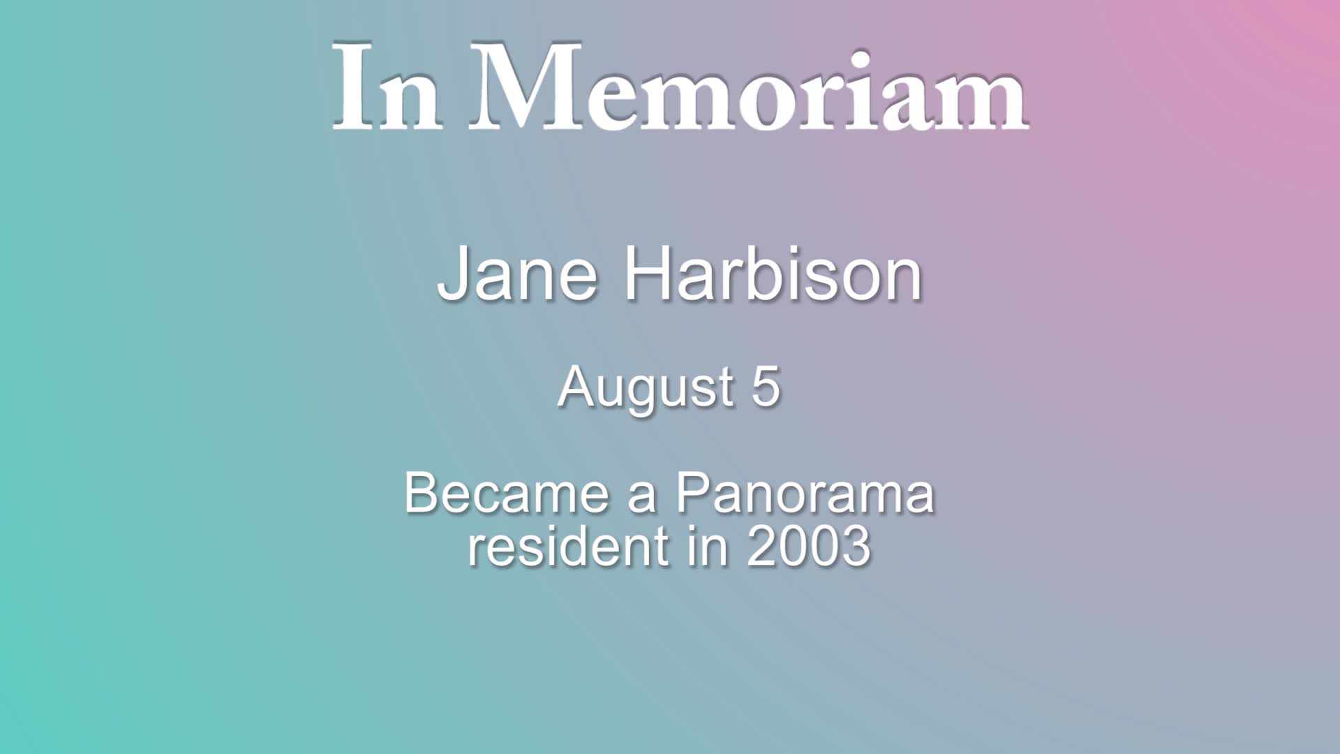 Thumbnail image for In Memoriam