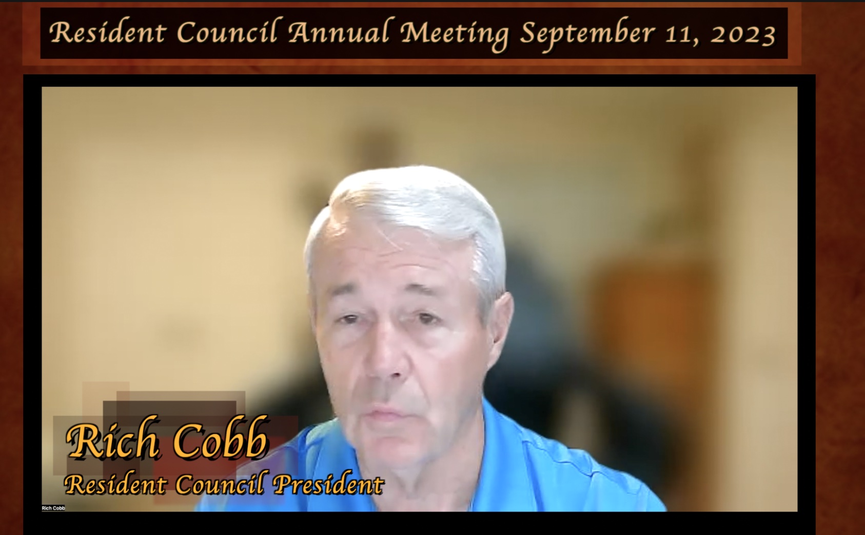Thumbnail image for Resident Council for September 2023