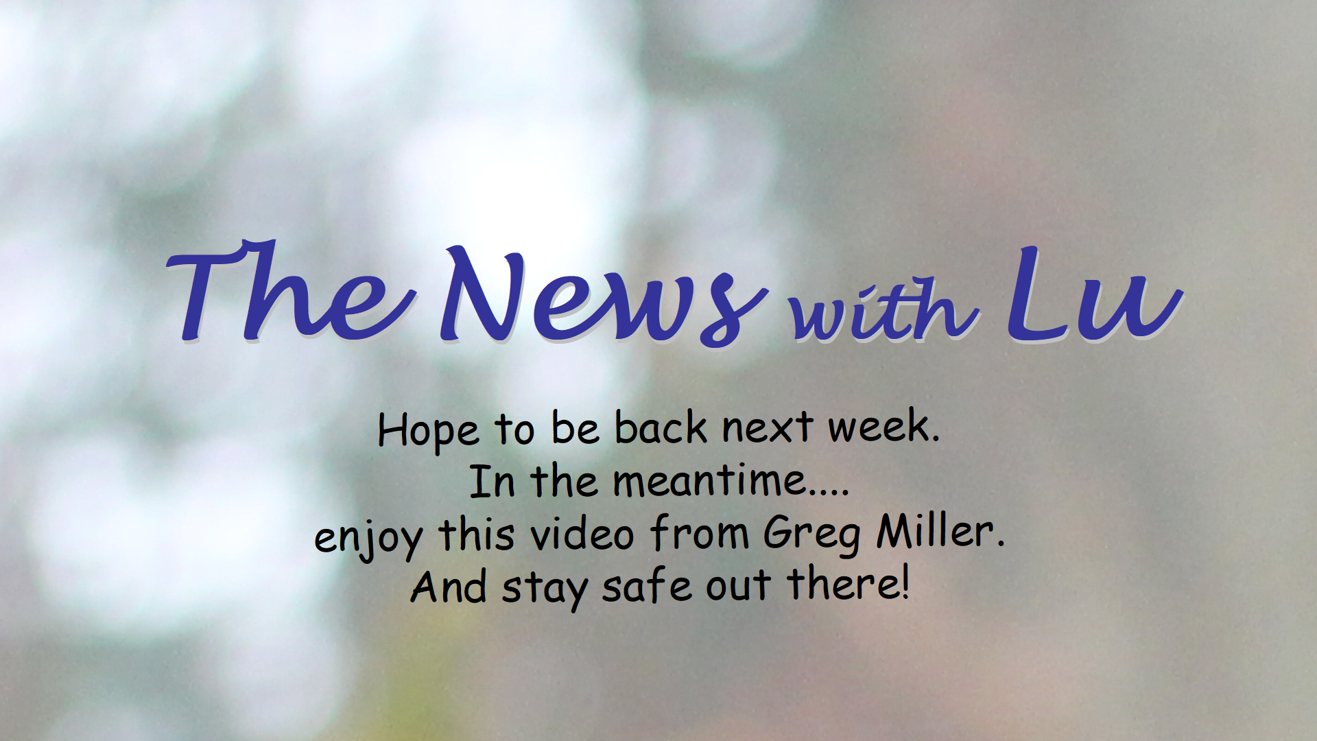 Thumbnail image for The News with Lu as of October 12