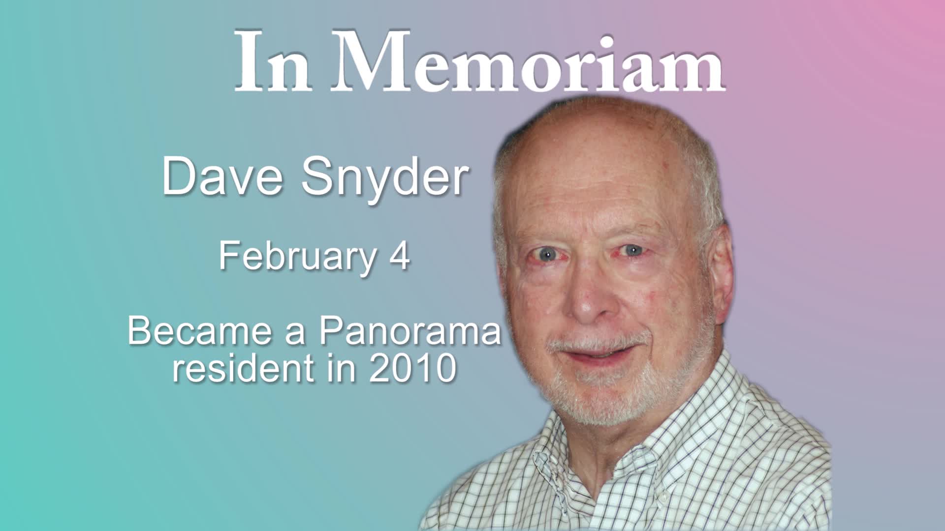 Thumbnail image for In Memoriam