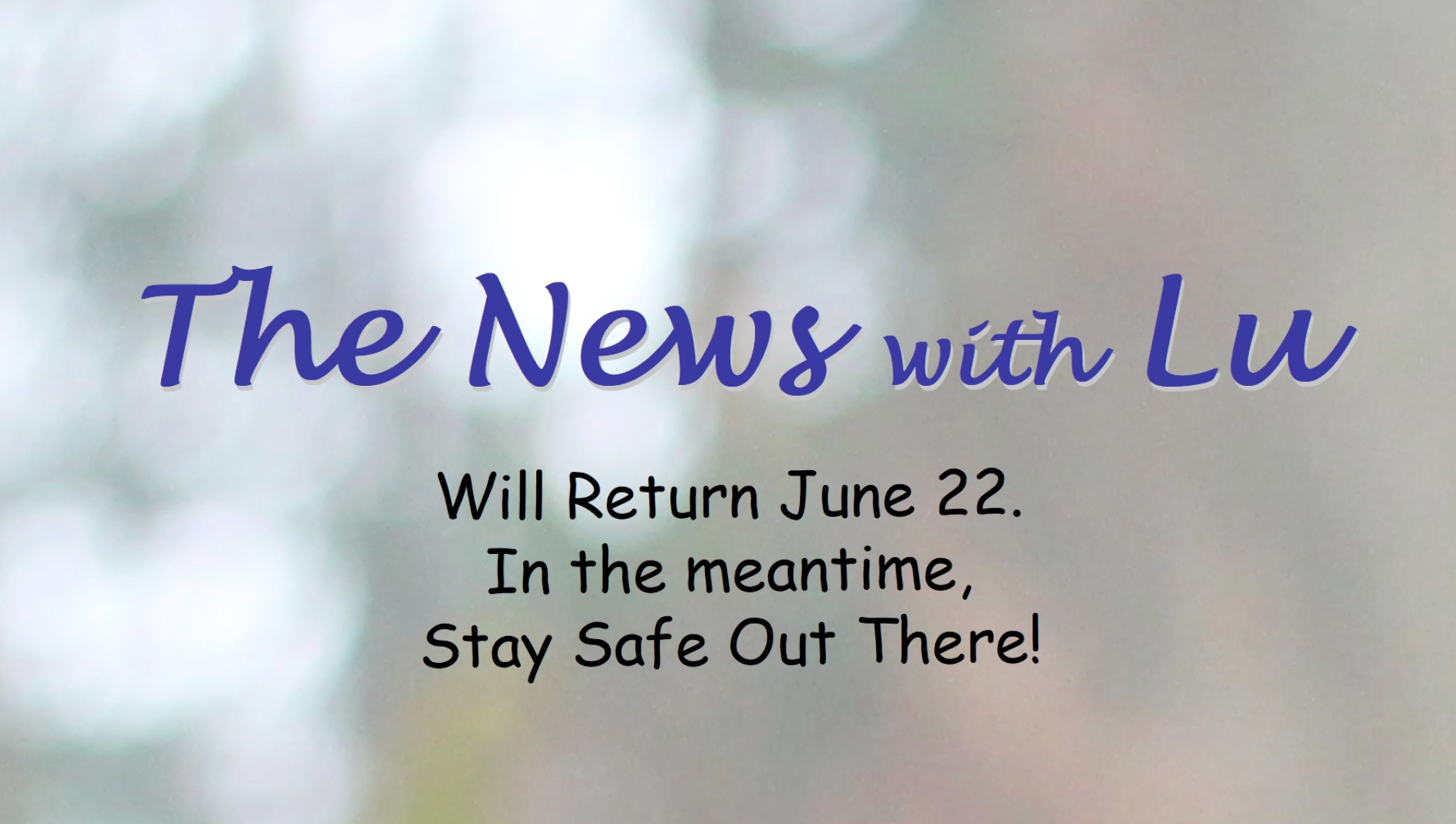 Thumbnail image for News with Lu Show Announcement