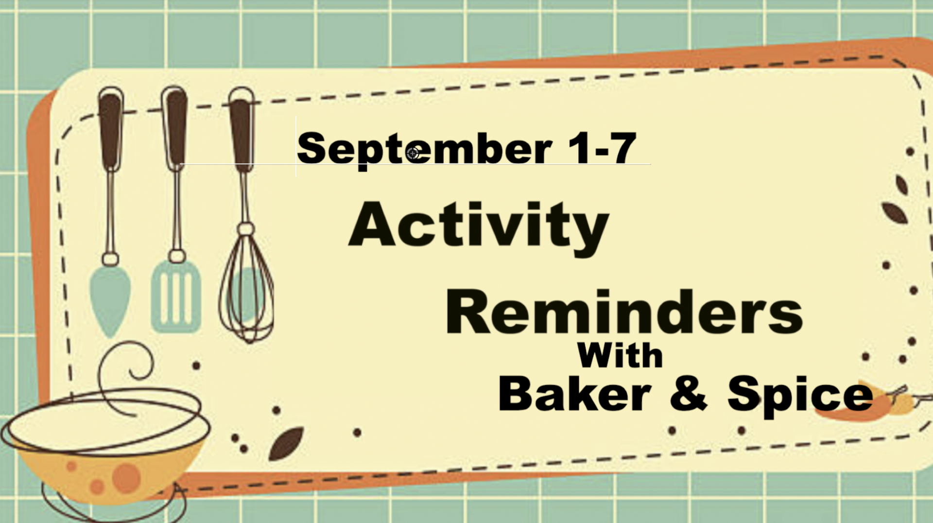 Thumbnail image for Baker & Spice Sept 1-7
