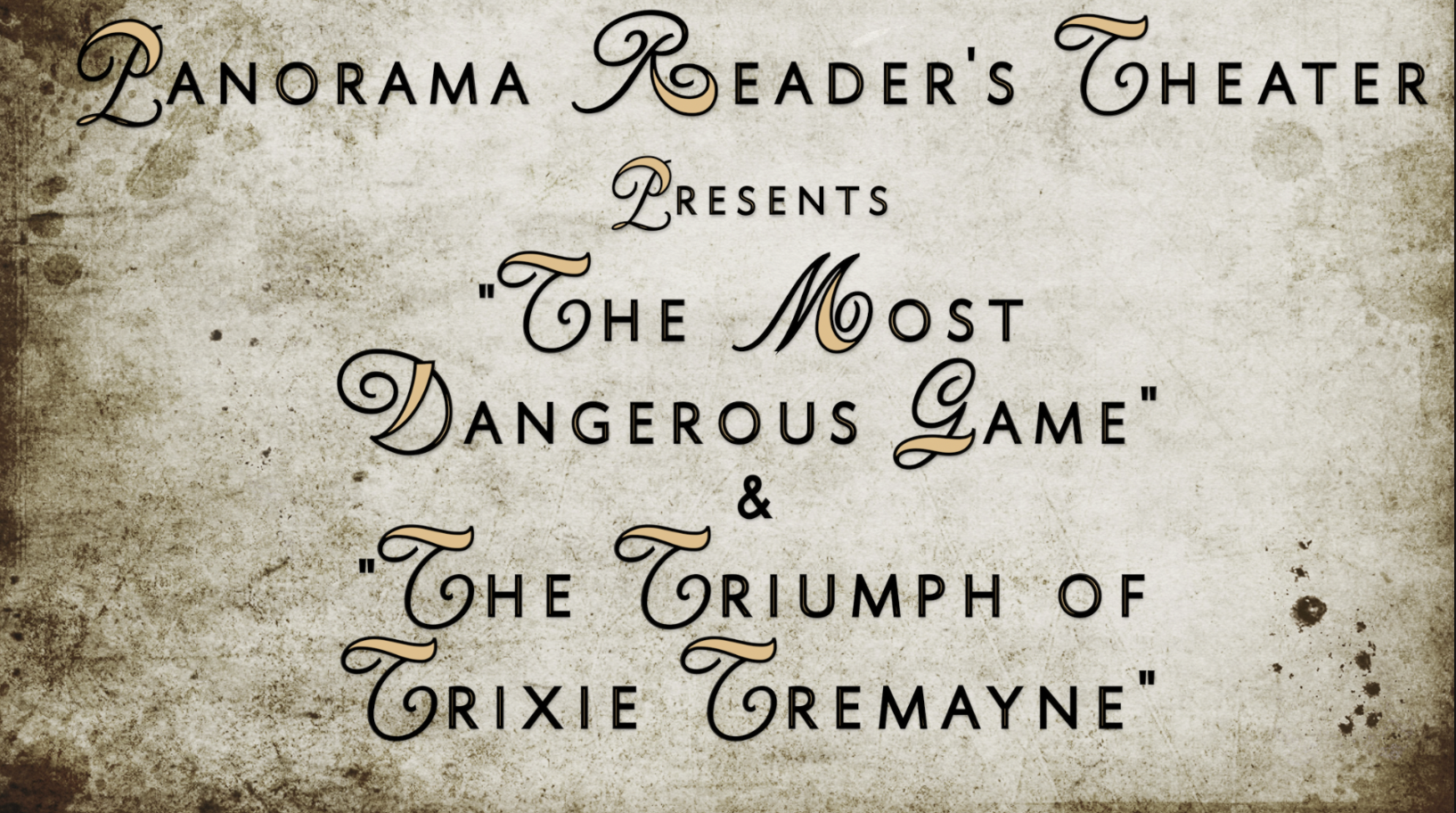 Thumbnail image for Readers Theater - October 2024 Two Short Plays