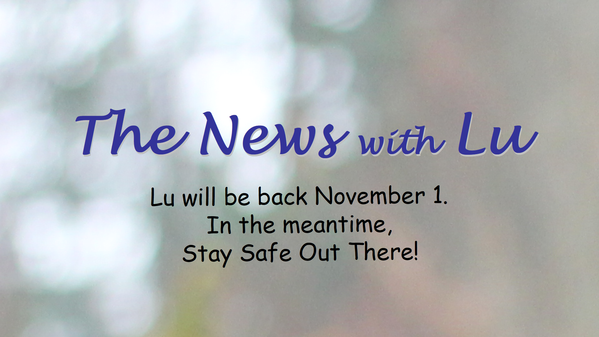 Thumbnail image for News with Lu as of October 24