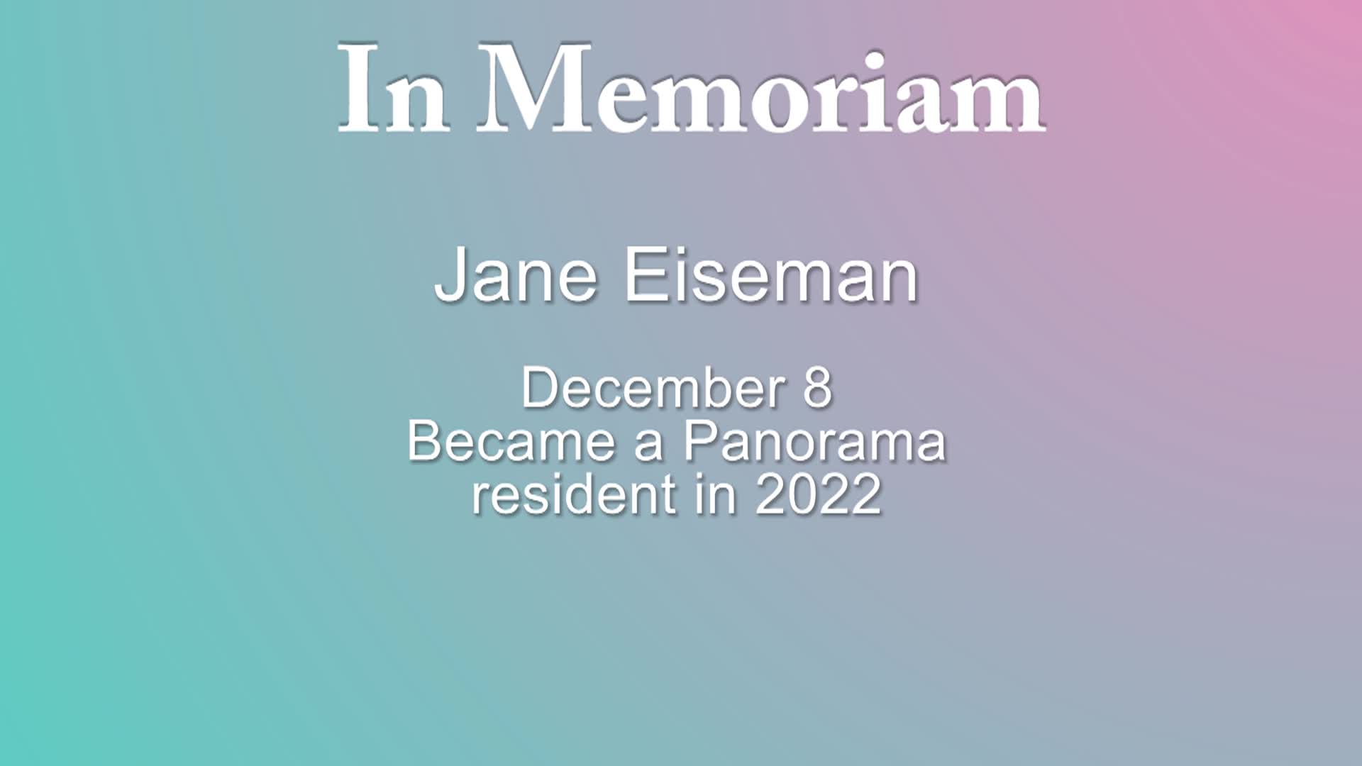 Thumbnail image for In Memoriam
