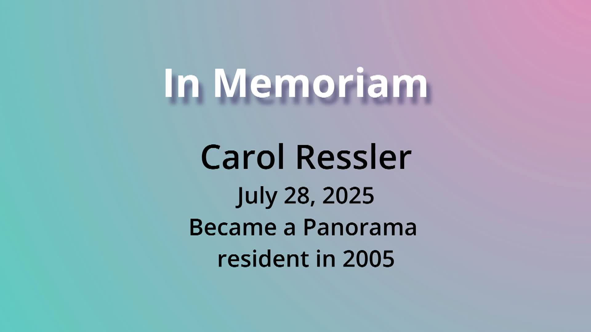 Thumbnail image for In Memoriam