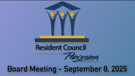 Thumbnail image for Resident Council Annual and September 2025 Meeting