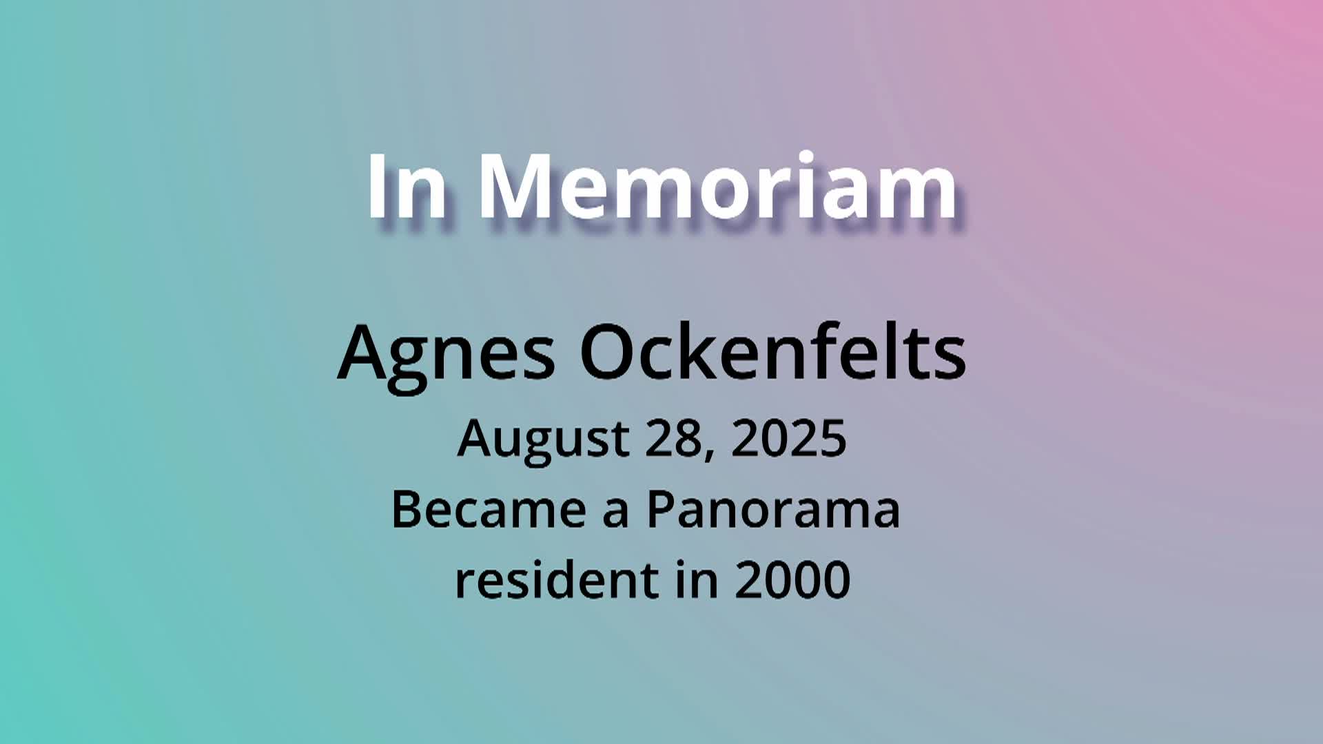 Thumbnail image for In Memoriam