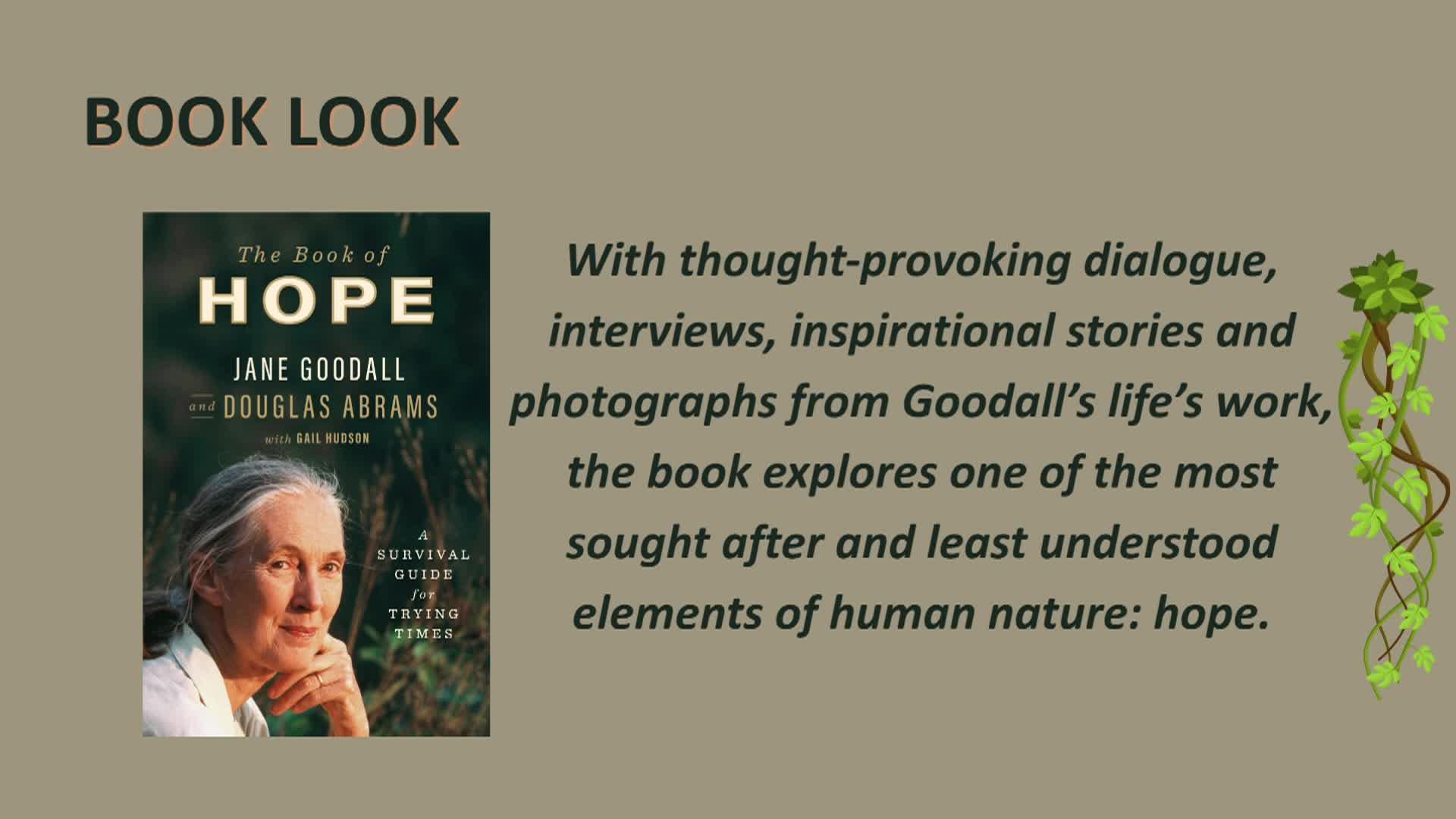Thumbnail image for Book  Look - Jane Goodall's book about Hope