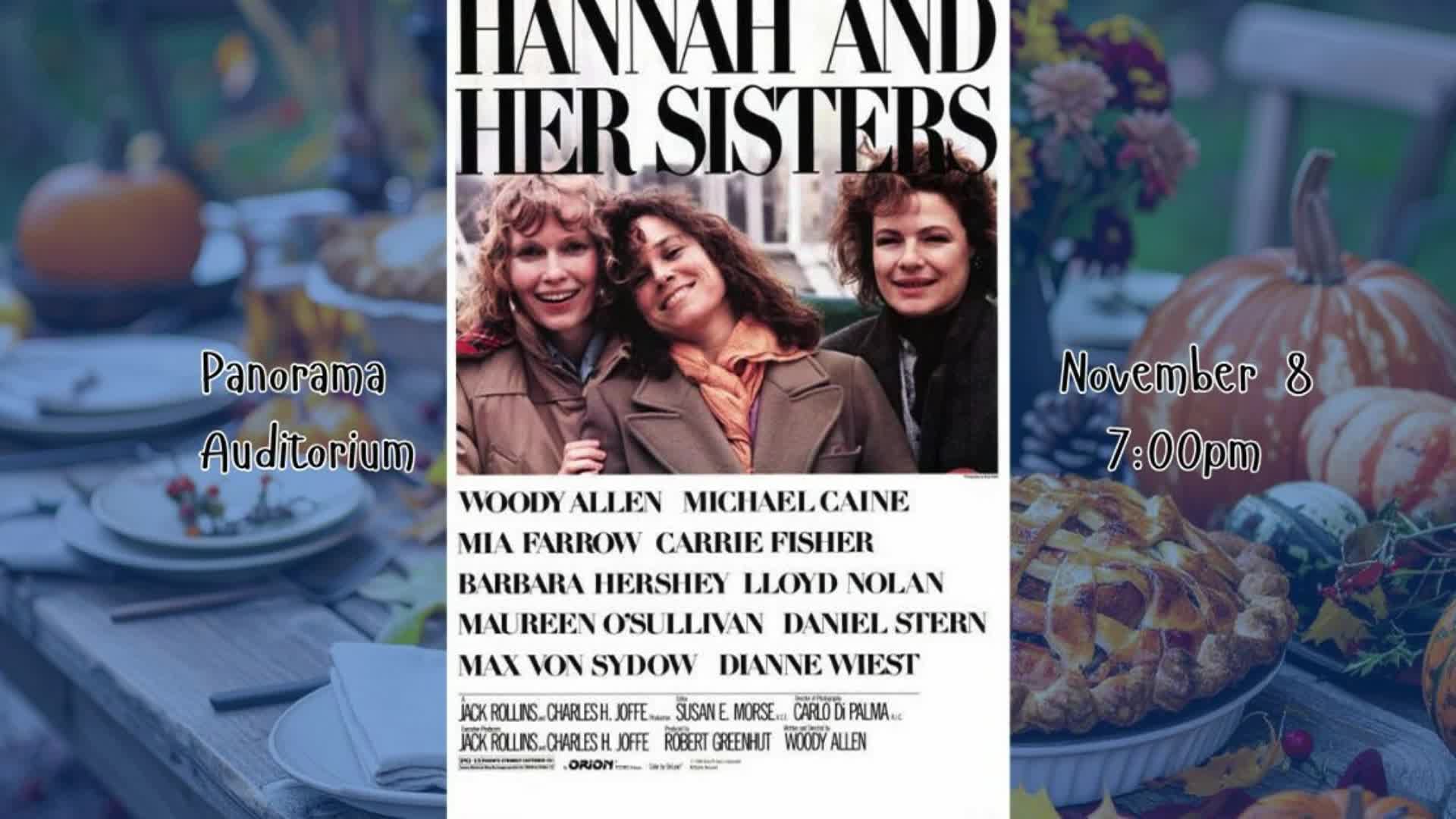 Thumbnail image for This week at the Auditorium Nov 3-9