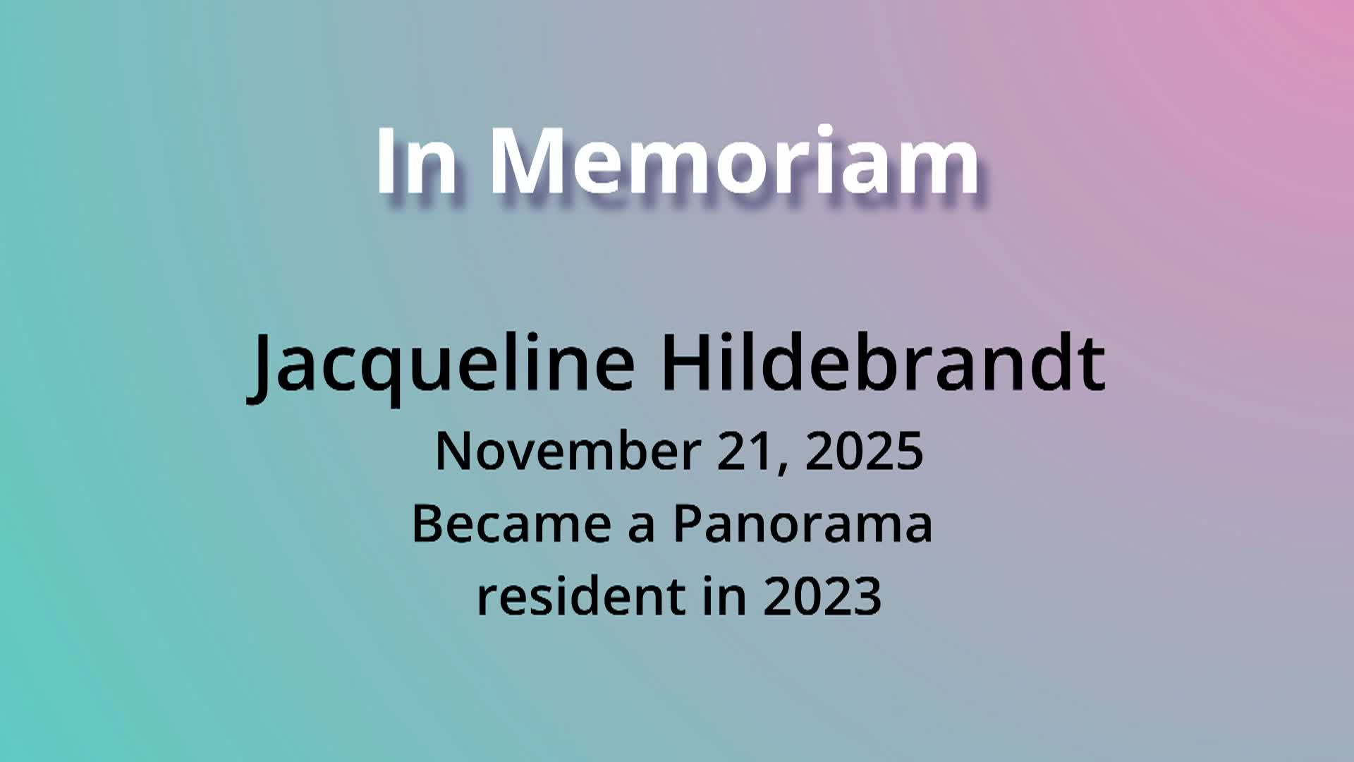 Thumbnail image for In Memoriam December 5, 2025