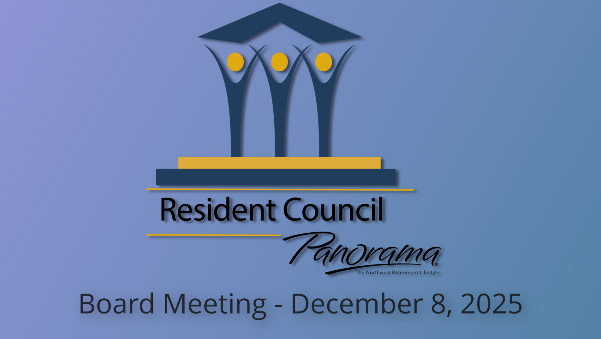 Thumbnail image for Resident Council Meeting December 8, 2025