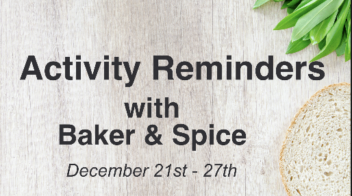 Thumbnail image for Activity Reminders  December 21-27, 2025