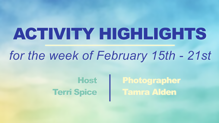 Thumbnail image for Activity Highlights  February 15-21, 2026