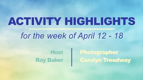 Thumbnail image for Activity Highlights April 12 - 19 2026